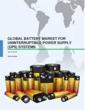 Global Battery Market for UPS 2015-2019