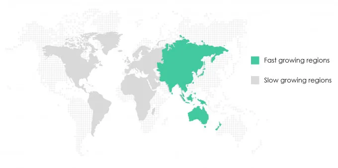 Personal Care Ingredients Market Market segmentation by region