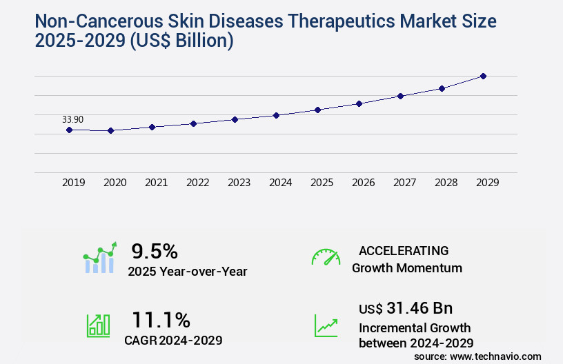 Non-Cancerous Skin Diseases Therapeutics Market Size
