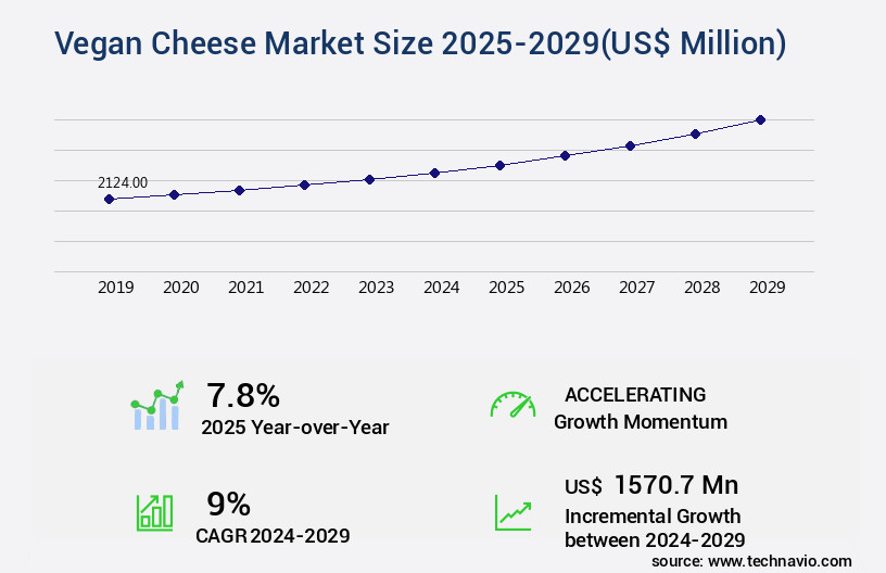 Vegan Cheese Market Size