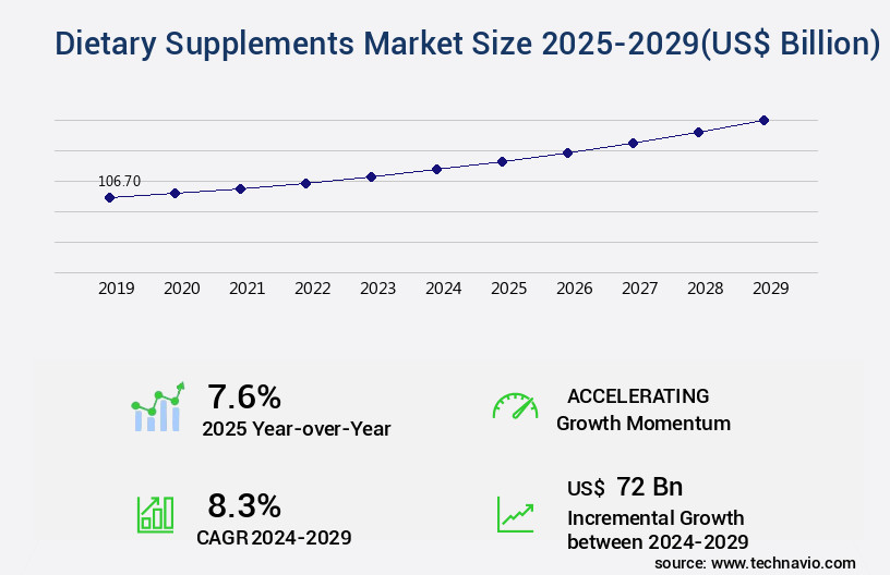 Dietary Supplements Market Size